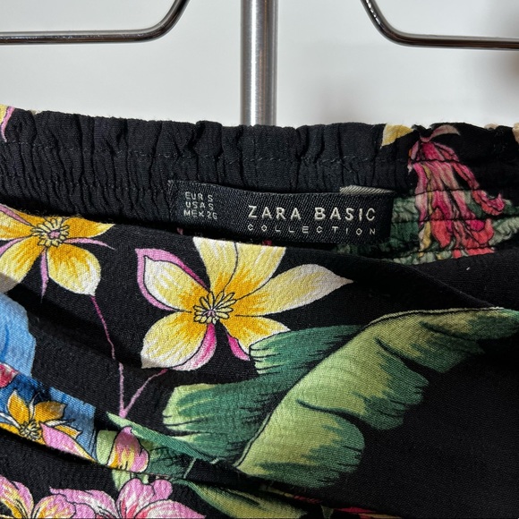 ZARA Floral Print Shorts - Picture 4 of 5